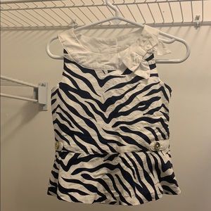 NWOT Janie and Jack peplum top.